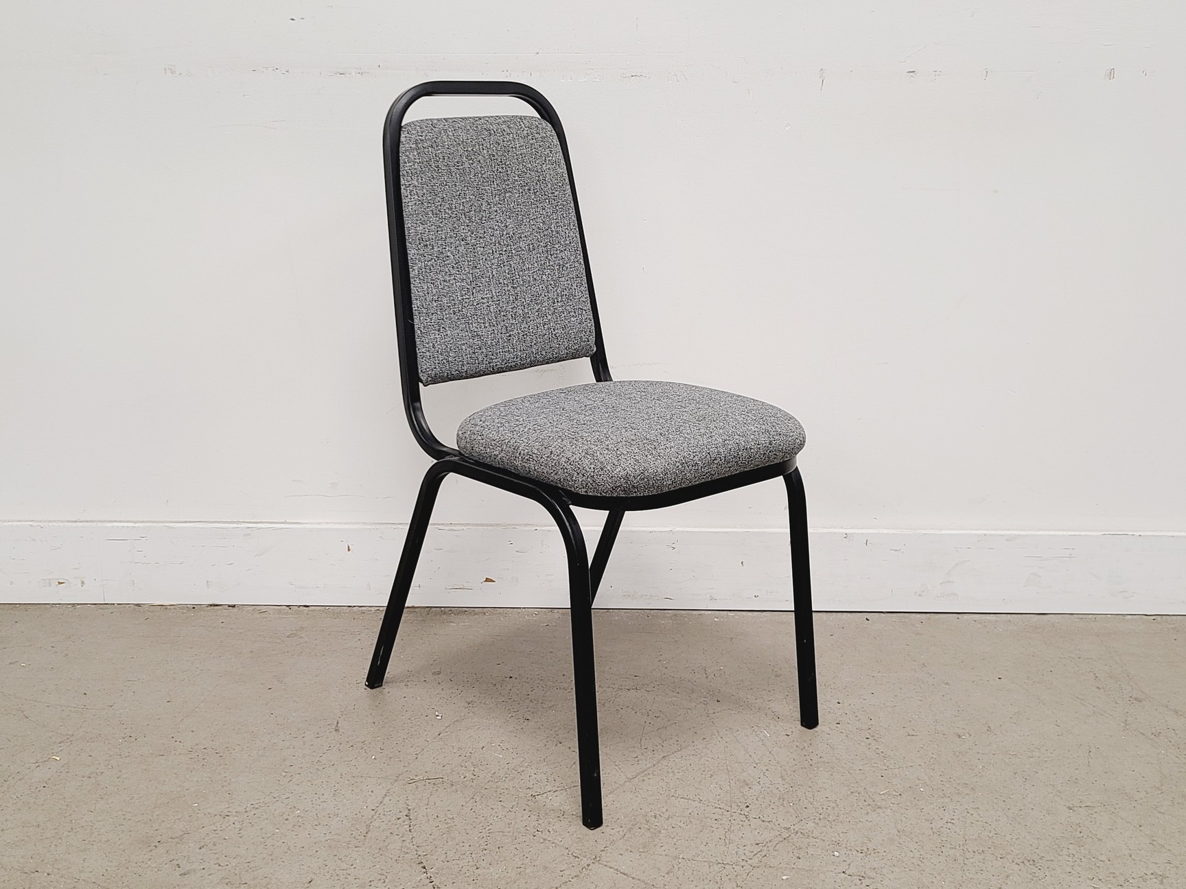 Image of 8 x Lightweight Grey Stacking Chairs