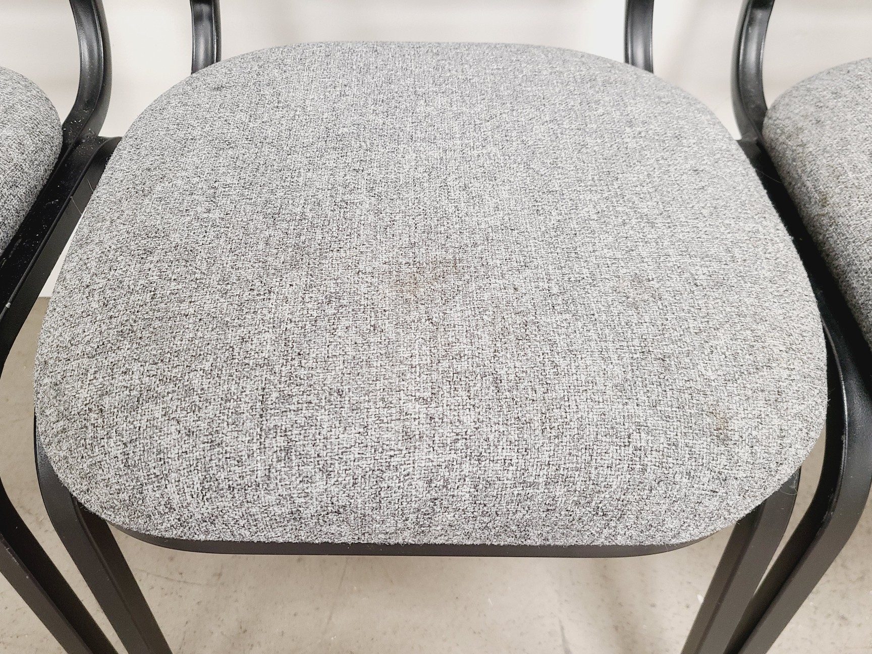 Image of 8 x Lightweight Grey Stacking Chairs