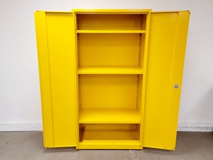 Thumbnail image of Yellow Solvent Cabinet Chemical Storage 
