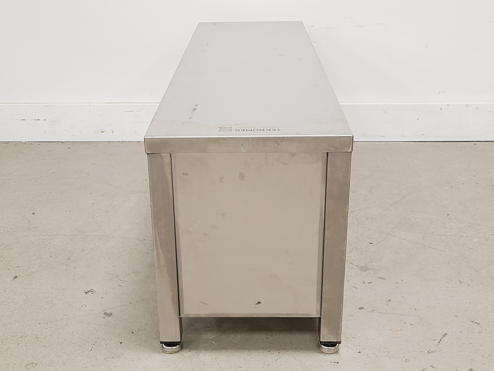Image of Teknomek 304L-Steel Seating Bench With Shoe Compartments