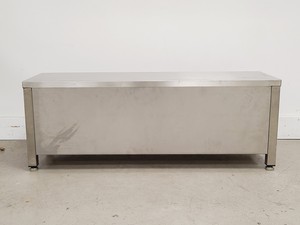 Thumbnail image of Teknomek 304L-Steel Seating Bench With Shoe Compartments
