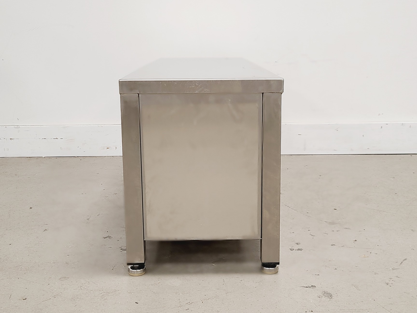 Image of Teknomek 304L-Steel Seating Bench With Shoe Compartments