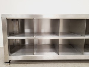 Thumbnail image of Teknomek 304L-Steel Seating Bench With Shoe Compartments