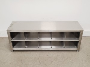 Thumbnail image of Teknomek 304L-Steel Seating Bench With Shoe Compartments