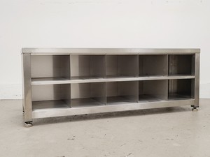 Thumbnail image of Teknomek 304L-Steel Seating Bench With Shoe Compartments