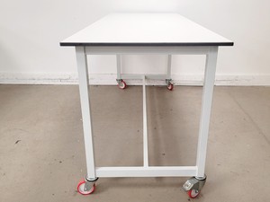 Thumbnail image of 4 x White Trespa Tables/Laboratory Benching  