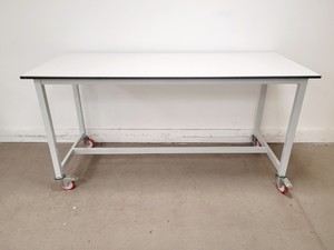 Thumbnail image of 4 x White Trespa Tables/Laboratory Benching  