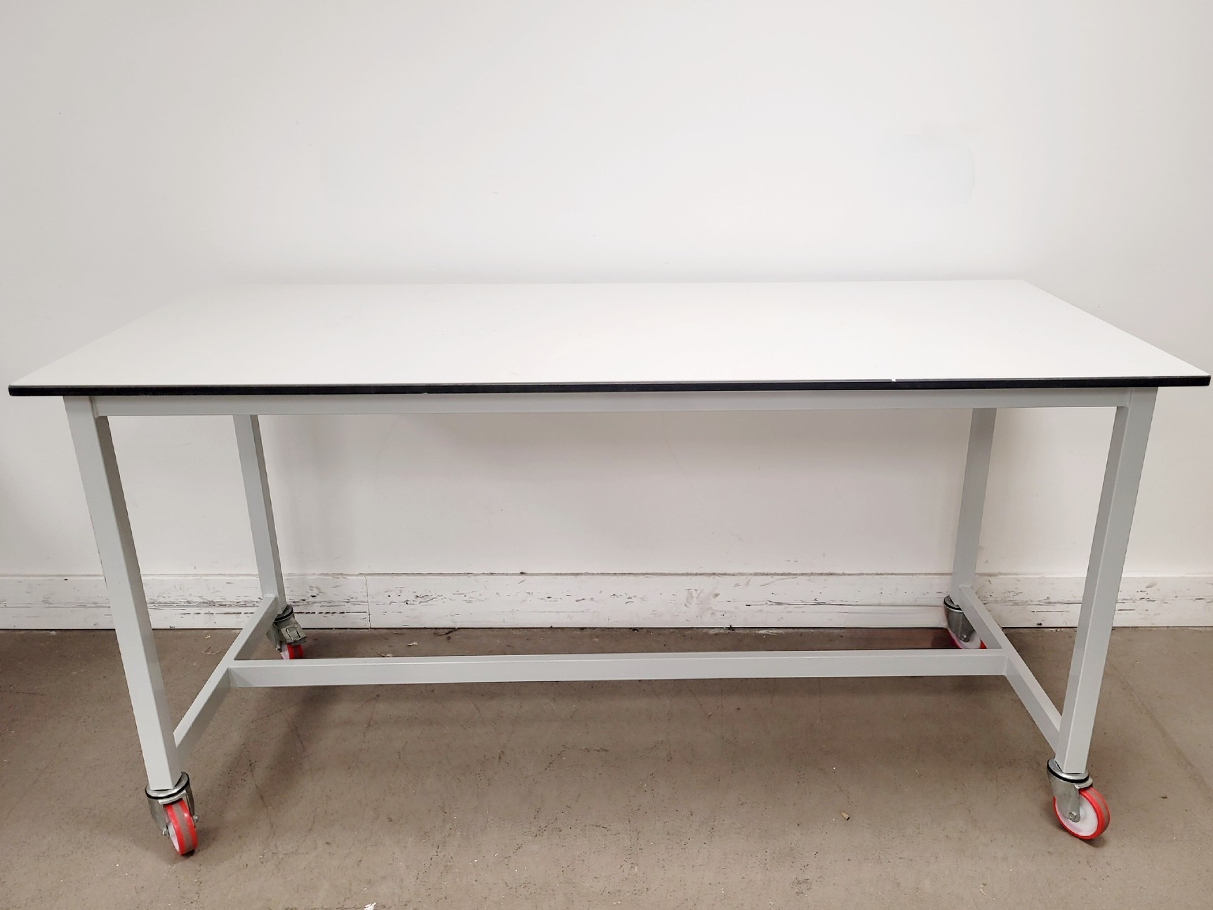 Image of 4 x White Trespa Tables/Laboratory Benching  