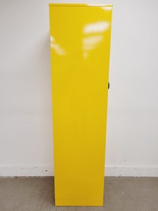 Thumbnail image of Single Door Yellow Solvent Cabinet Chemical Storage