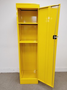 Thumbnail image of Single Door Yellow Solvent Cabinet Chemical Storage