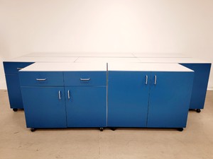 Image of Lot of 8 x Laboratory Cupboards 