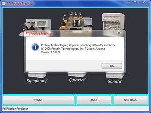 Thumbnail image of Protein Technologies Sonata XT Peptide Synthesis System w/ PC & Software