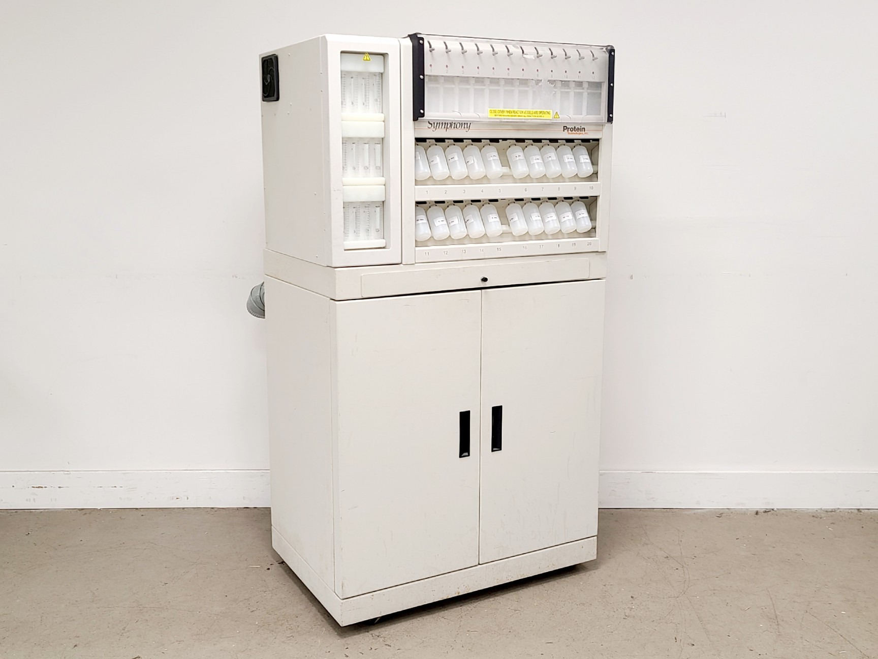 Image of Protein Technologies Symphony Peptide Synthesiser System w/ PC & Software Lab