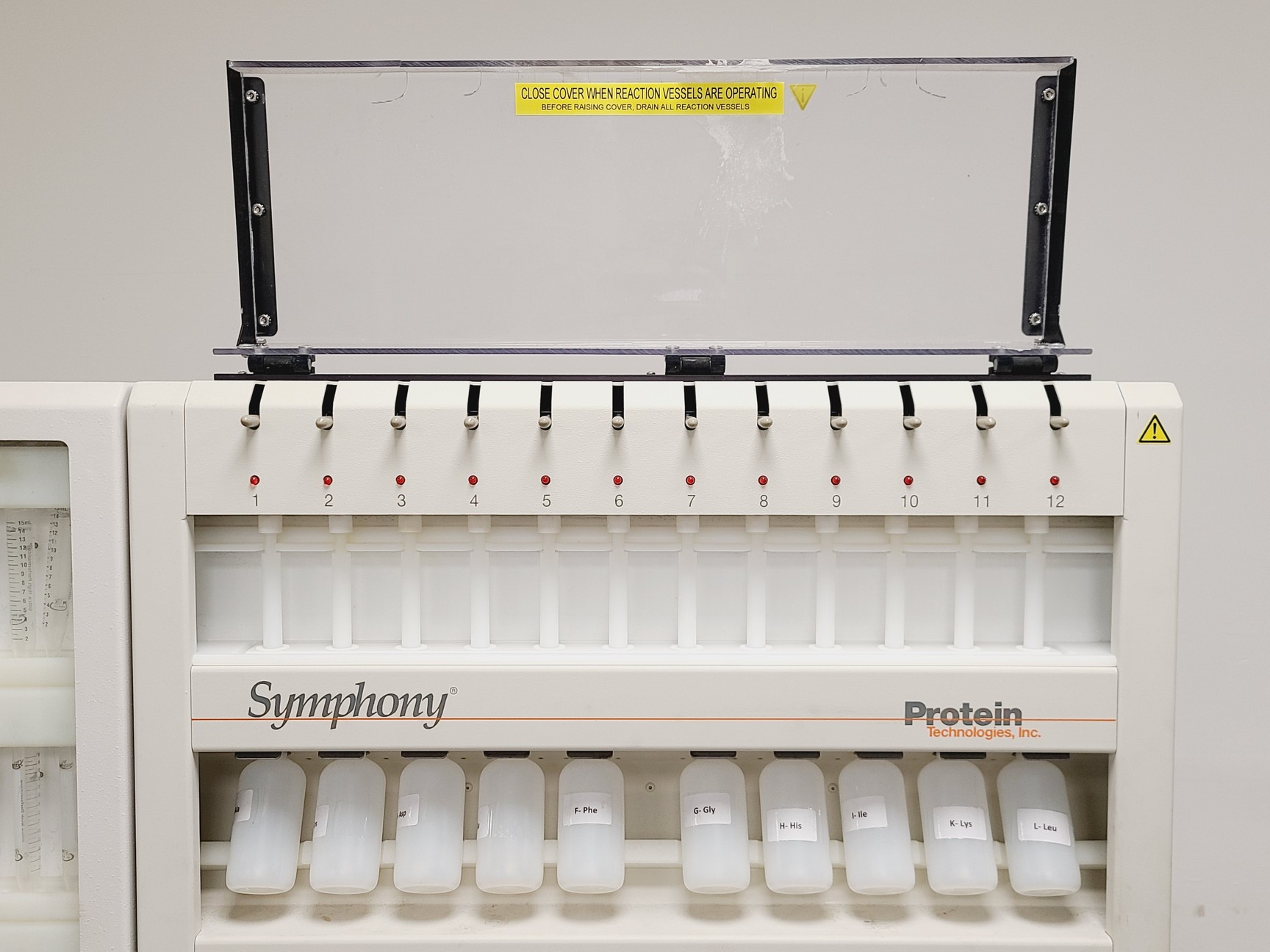 Image of Protein Technologies Symphony Peptide Synthesiser System w/ PC & Software Lab
