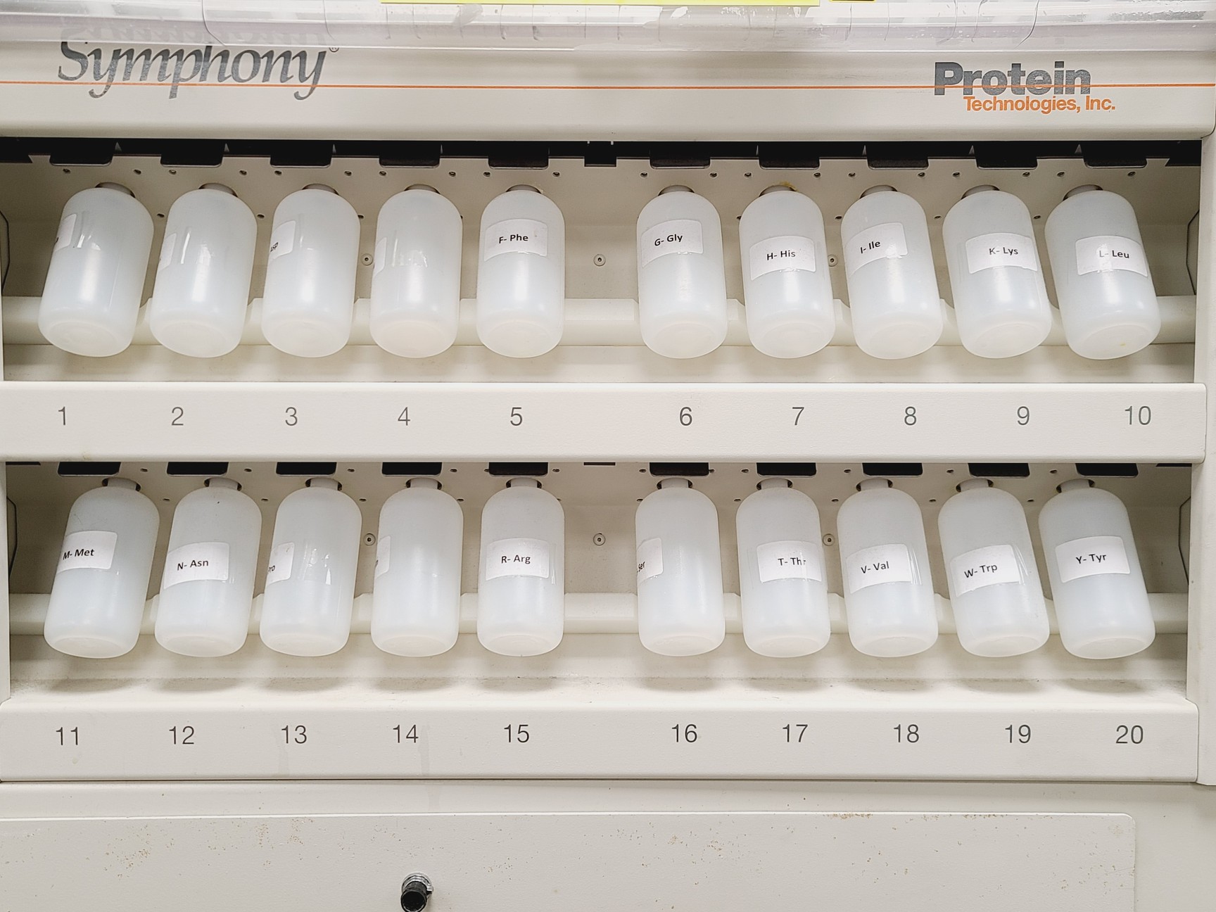 Image of Protein Technologies Symphony Peptide Synthesiser System w/ PC & Software Lab