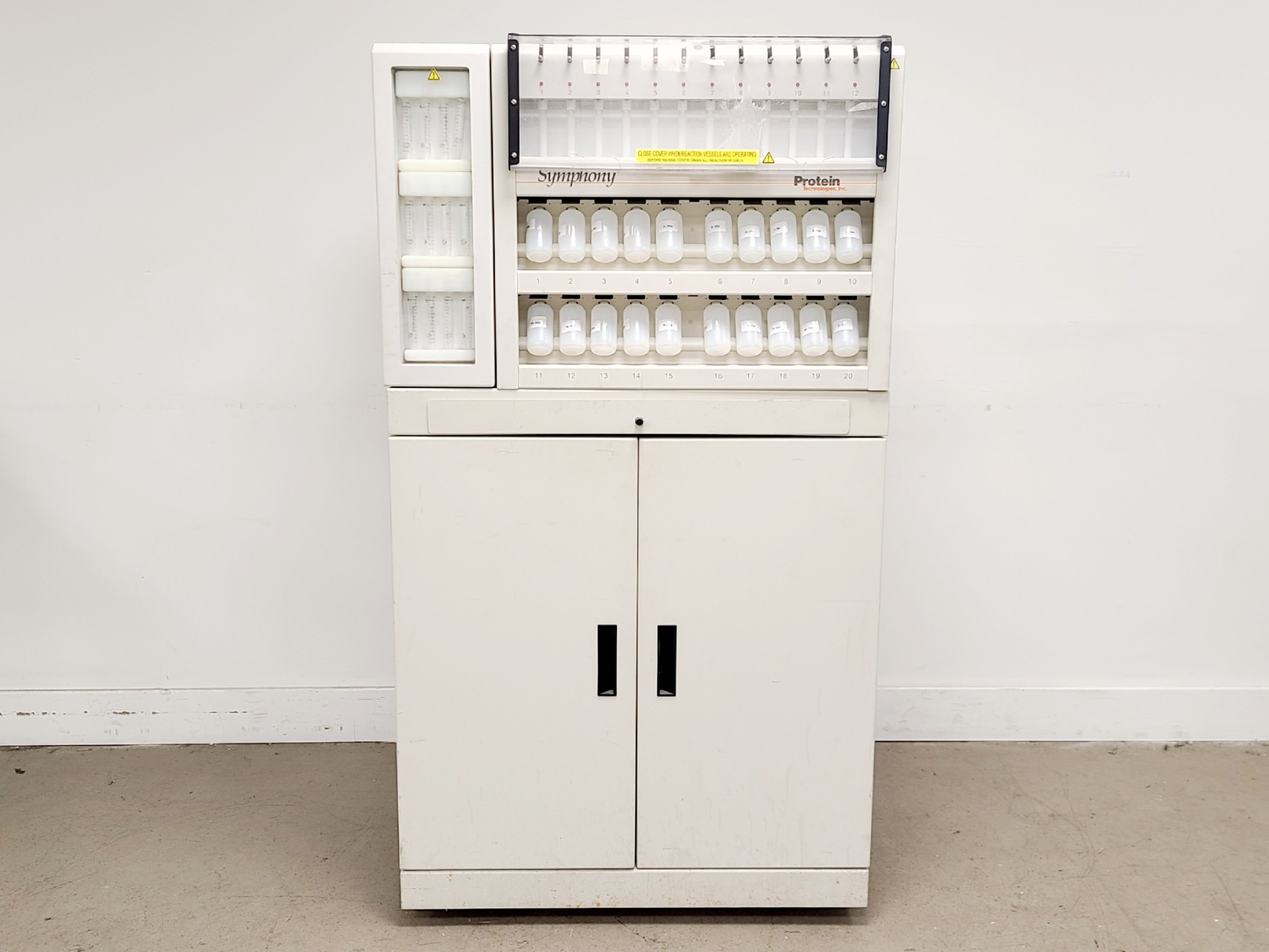 Image of Protein Technologies Symphony Peptide Synthesiser System w/ PC & Software Lab