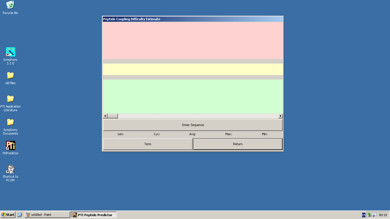 Image of Protein Technologies Symphony Peptide Synthesiser System w/ PC & Software Lab