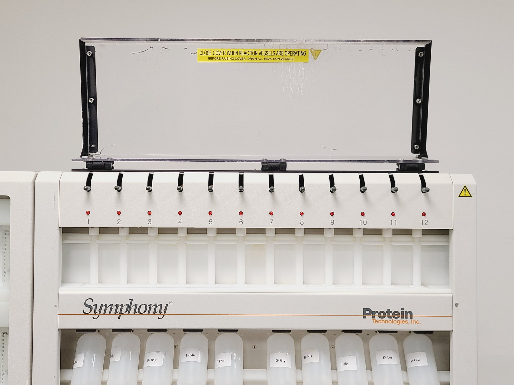 Image of Protein Technologies Symphony Peptide Synthesiser System w/ PC & Software