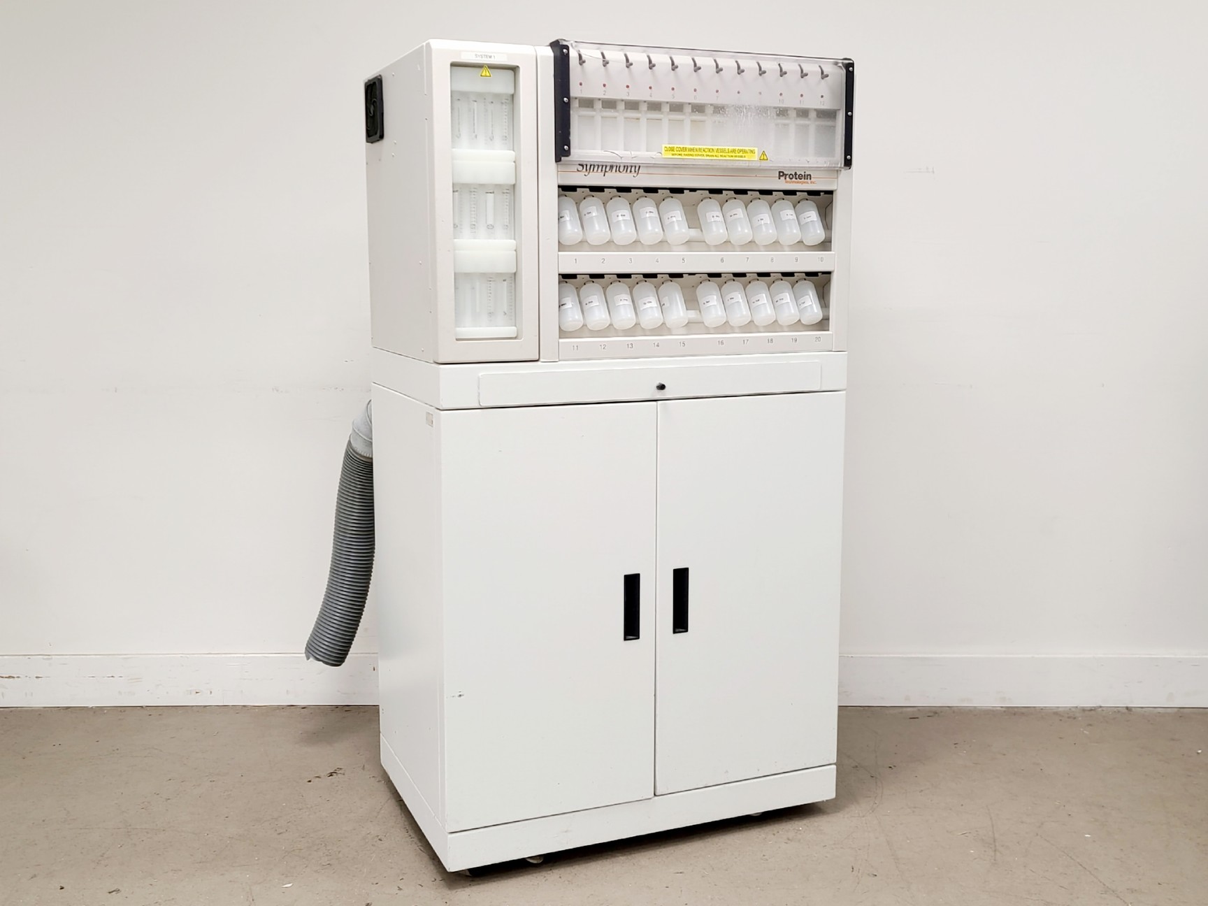 Image of Protein Technologies Symphony Peptide Synthesiser System w/ PC & Software