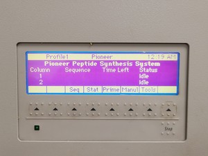 Thumbnail image of PerSeptive Biosystems Pioneer Peptide Synthesis System w/ PC & Software Lab