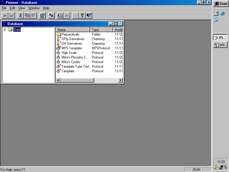 Thumbnail image of PerSeptive Biosystems Pioneer Peptide Synthesis System w/ PC & Software Lab
