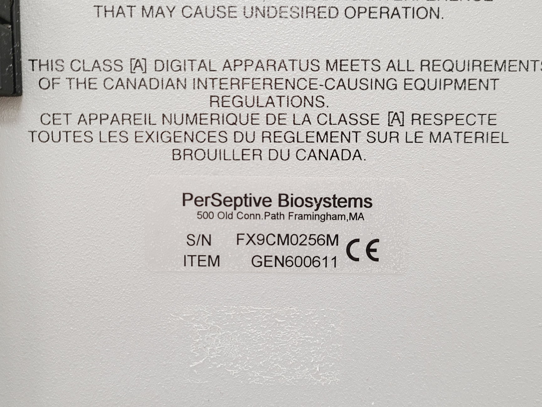 Image of PerSeptive Biosystems Pioneer Peptide Synthesis System