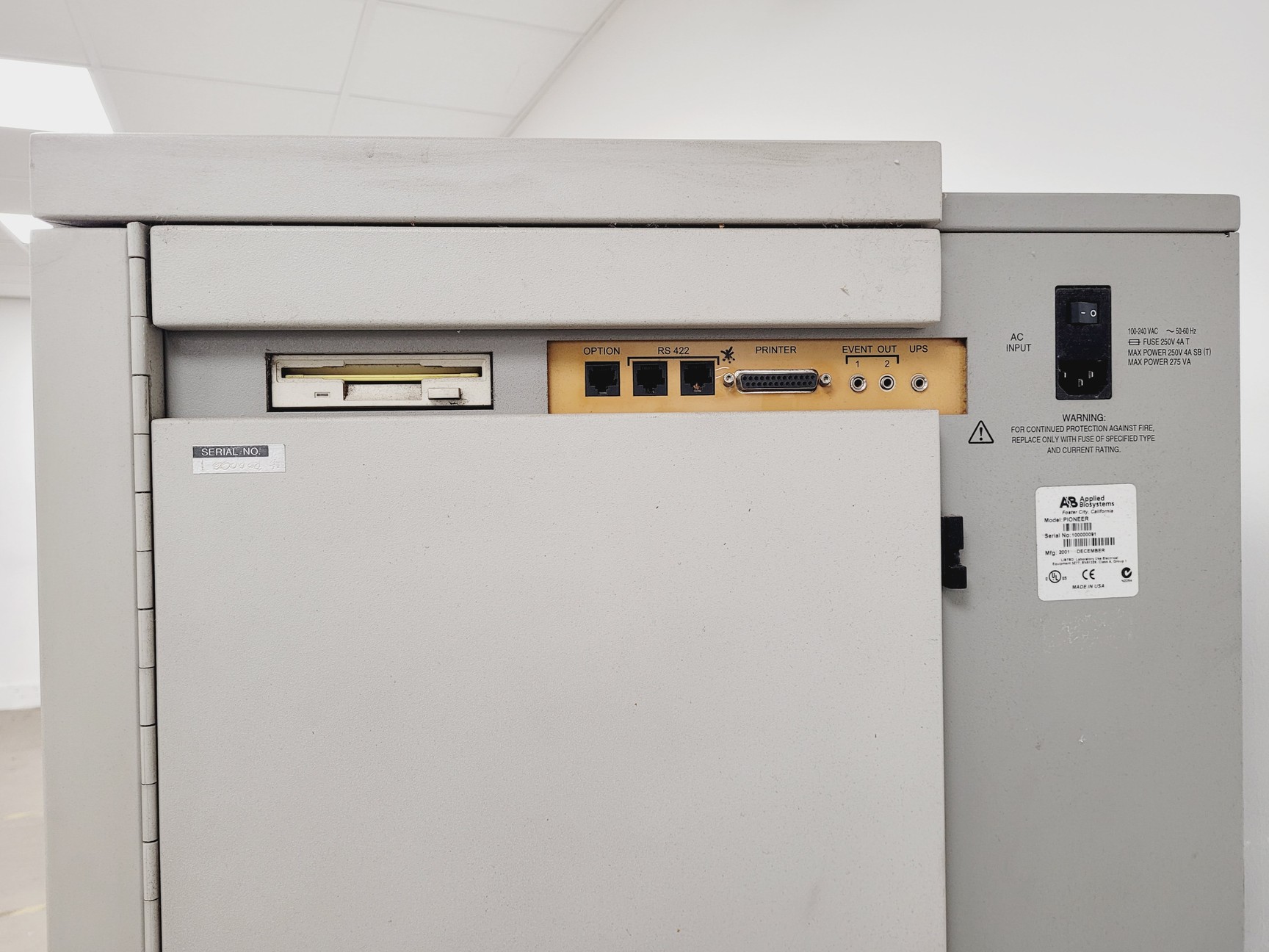 Image of Applied Biosystems Pioneer Peptide Synthesis System Lab