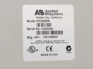 Thumbnail image of Applied Biosystems Pioneer Peptide Synthesis System Lab