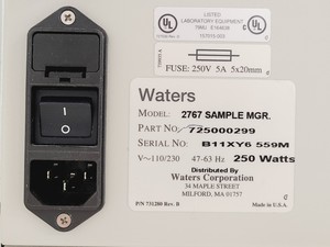 Thumbnail image of Waters Sample Manager HPLC System with Pumps, Detector & Autosampler