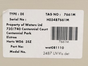 Thumbnail image of Waters Sample Manager HPLC System with Pumps, Detector & Autosampler