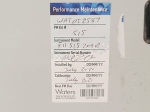 Thumbnail image of Waters Sample Manager HPLC System with Pumps, Detector & Autosampler