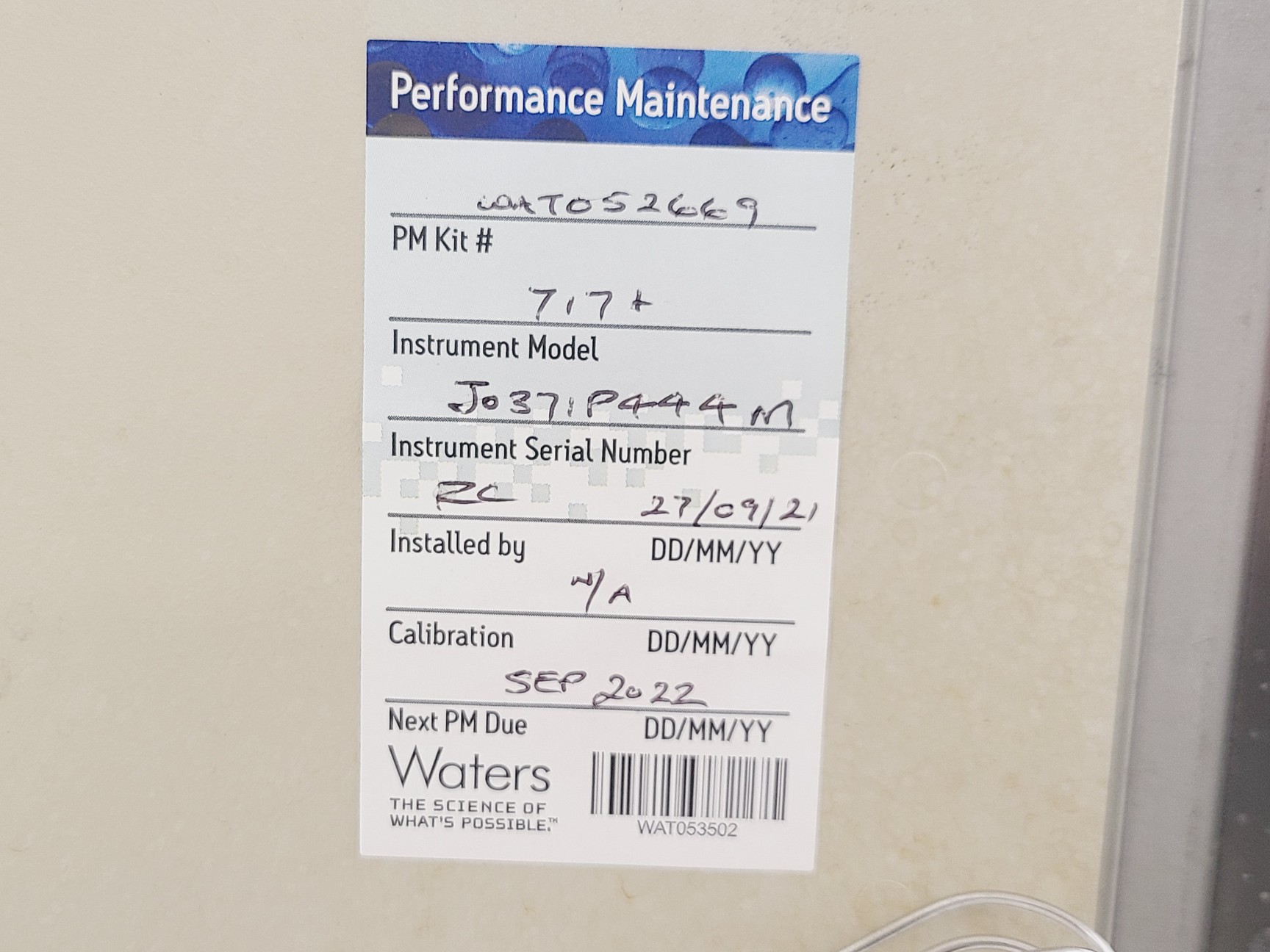 Image of Waters Sample Manager HPLC System with Pumps, Detector & Autosampler