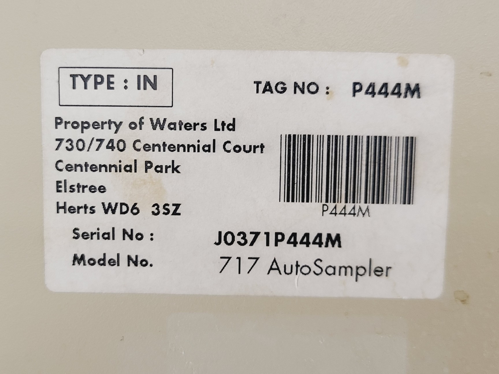 Image of Waters Sample Manager HPLC System with Pumps, Detector & Autosampler