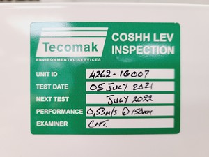 Thumbnail image of Cleanrooms Laminar Flow Hood w/ Stainless Steel Table