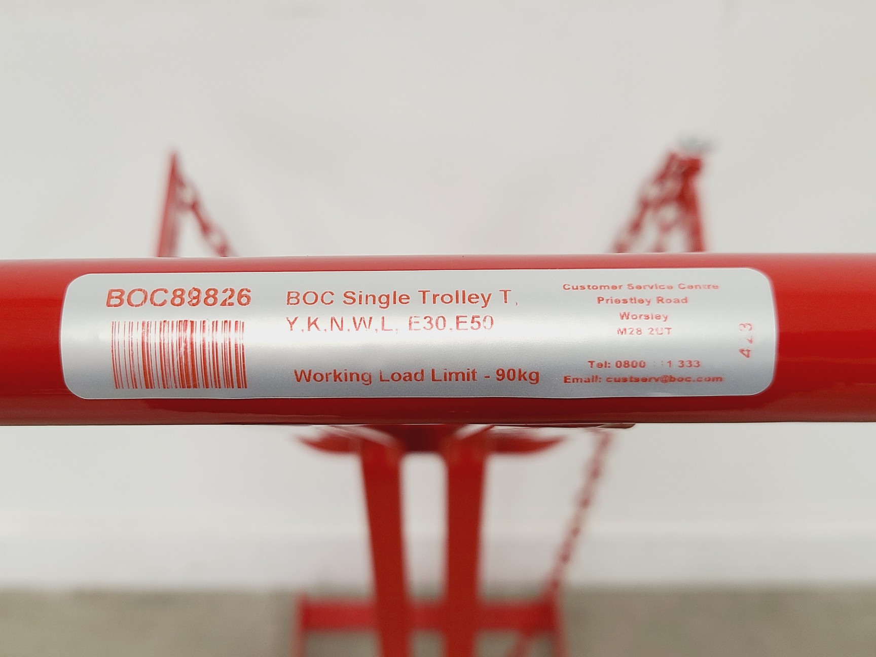 Image of BOC Single Cylinder Trolley T Y,K,N,W,L,E30,E50 