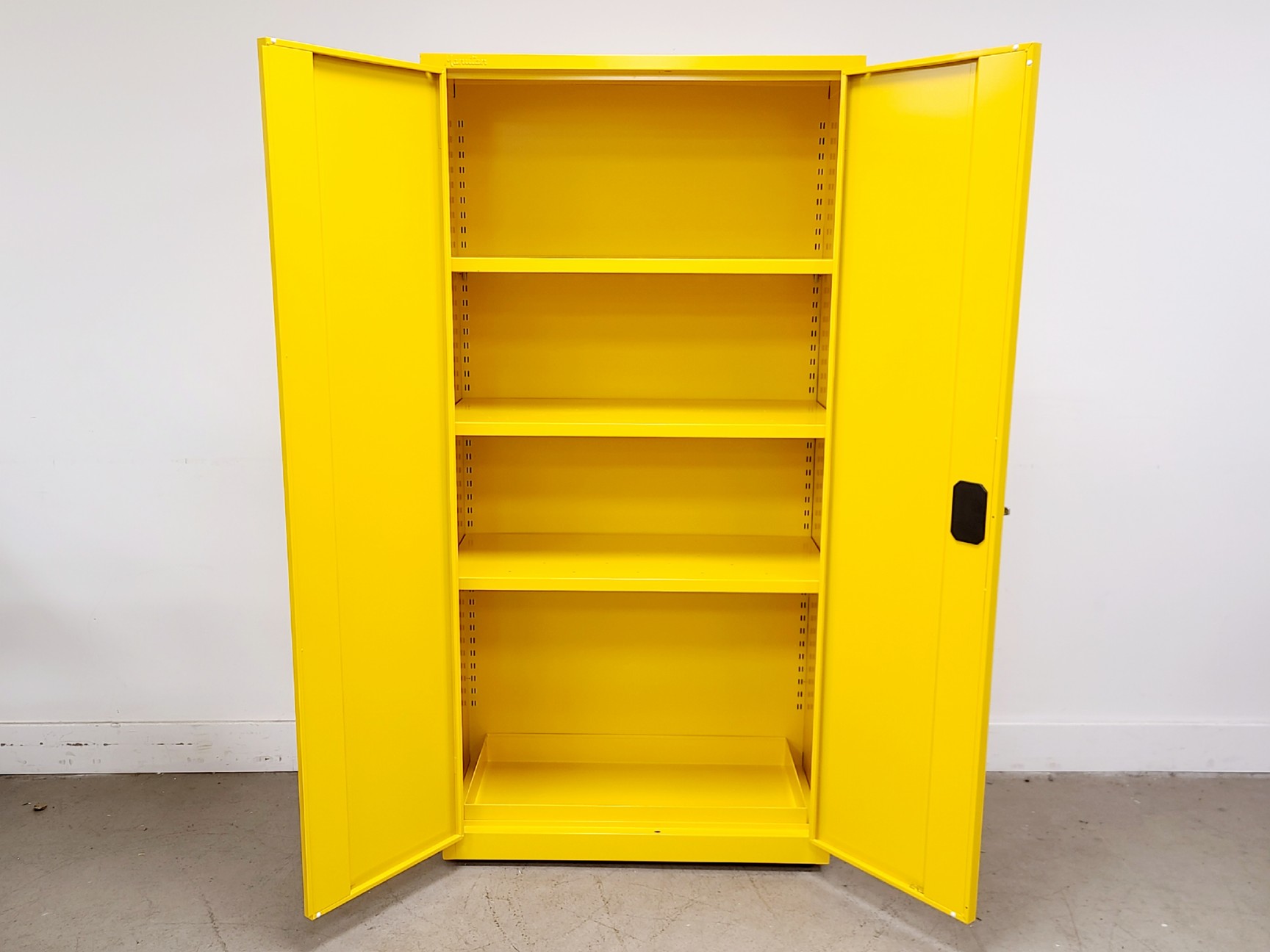 Image of Manutan Yellow Solvent Cabinet