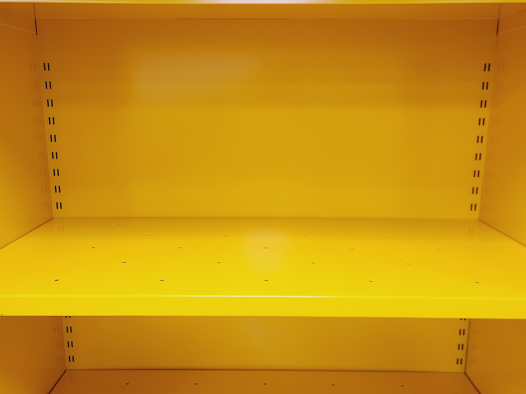 Image of Manutan Yellow Solvent Cabinet
