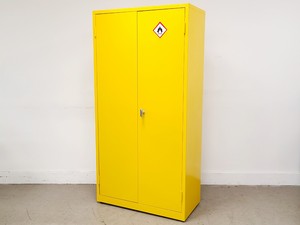 Thumbnail image of Yellow Solvent Cabinet Chemical Storage 