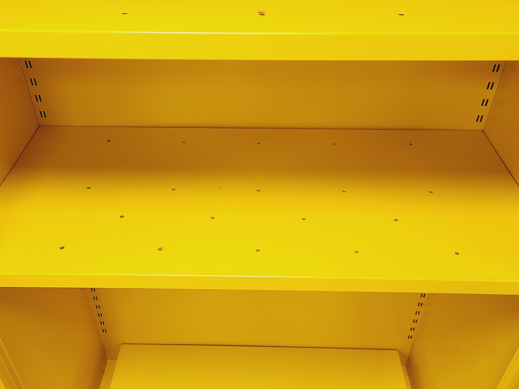 Image of Yellow Solvent Cabinet Chemical Storage 