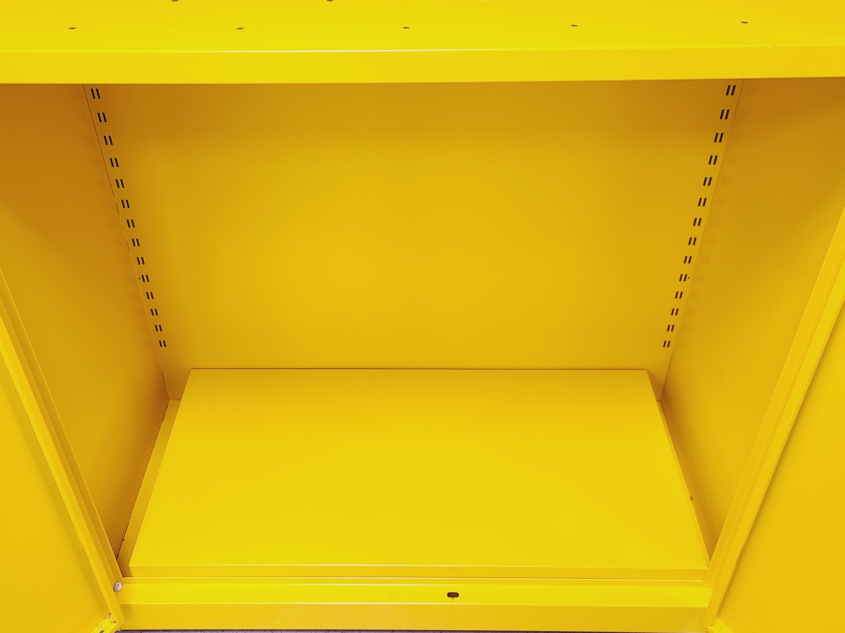 Image of Yellow Solvent Cabinet Chemical Storage 