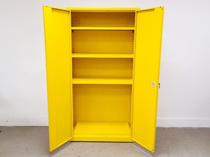 Thumbnail image of Yellow Solvent Cabinet Chemical Storage 