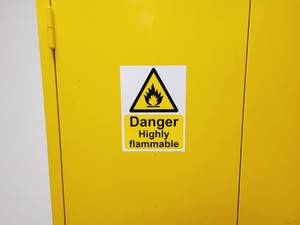 Thumbnail image of Yellow Solvent Cabinet Chemical Storage 