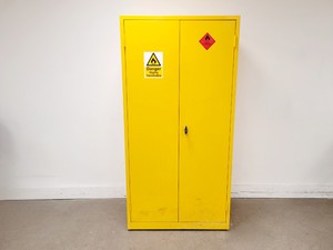 Thumbnail image of Yellow Solvent Cabinet Chemical Storage 