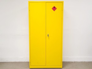 Thumbnail image of Yellow Solvent Cabinet Chemical Storage