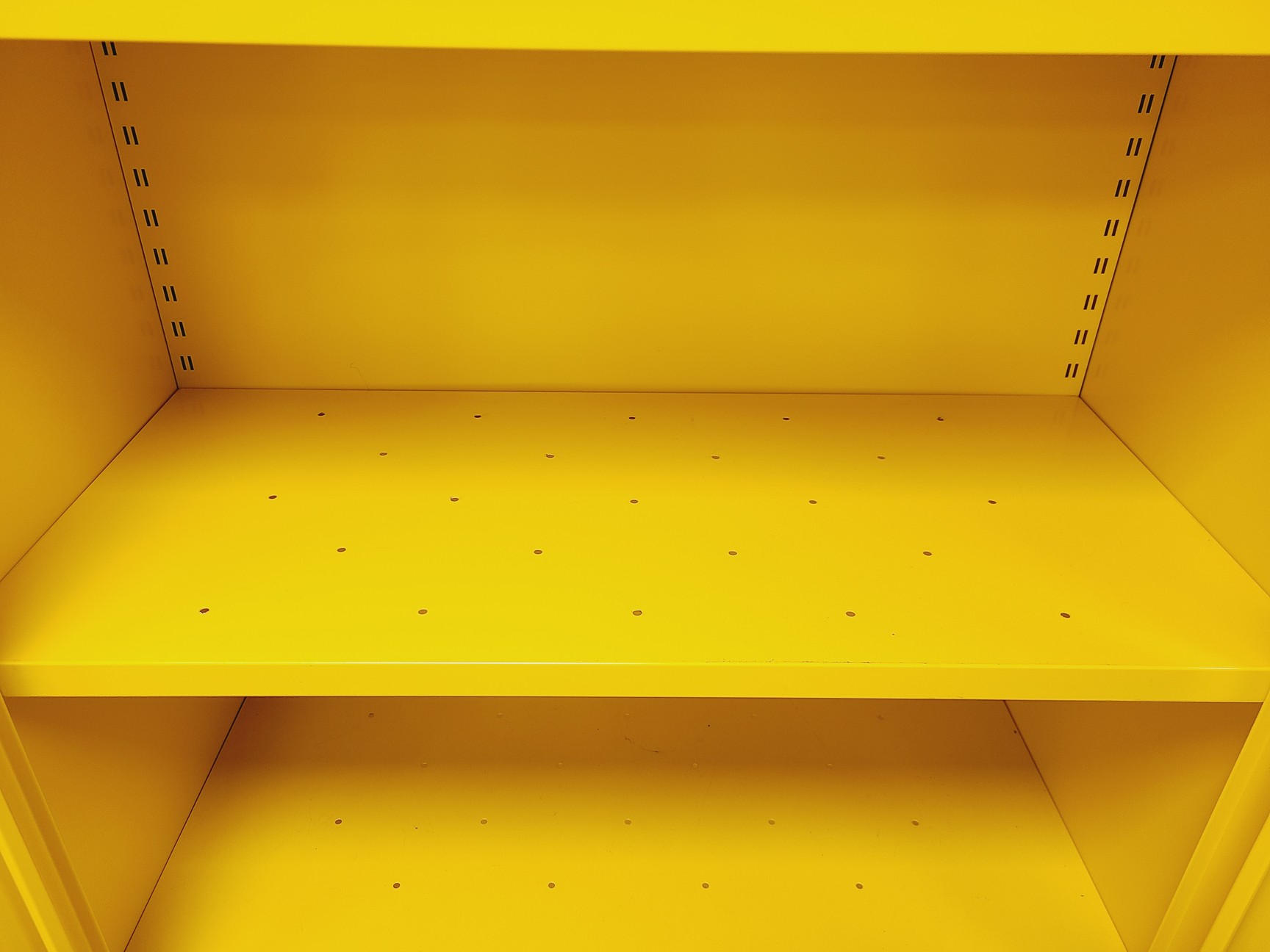 Image of Yellow Solvent Cabinet Chemical Storage