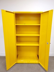 Thumbnail image of Yellow Solvent Cabinet Chemical Storage 