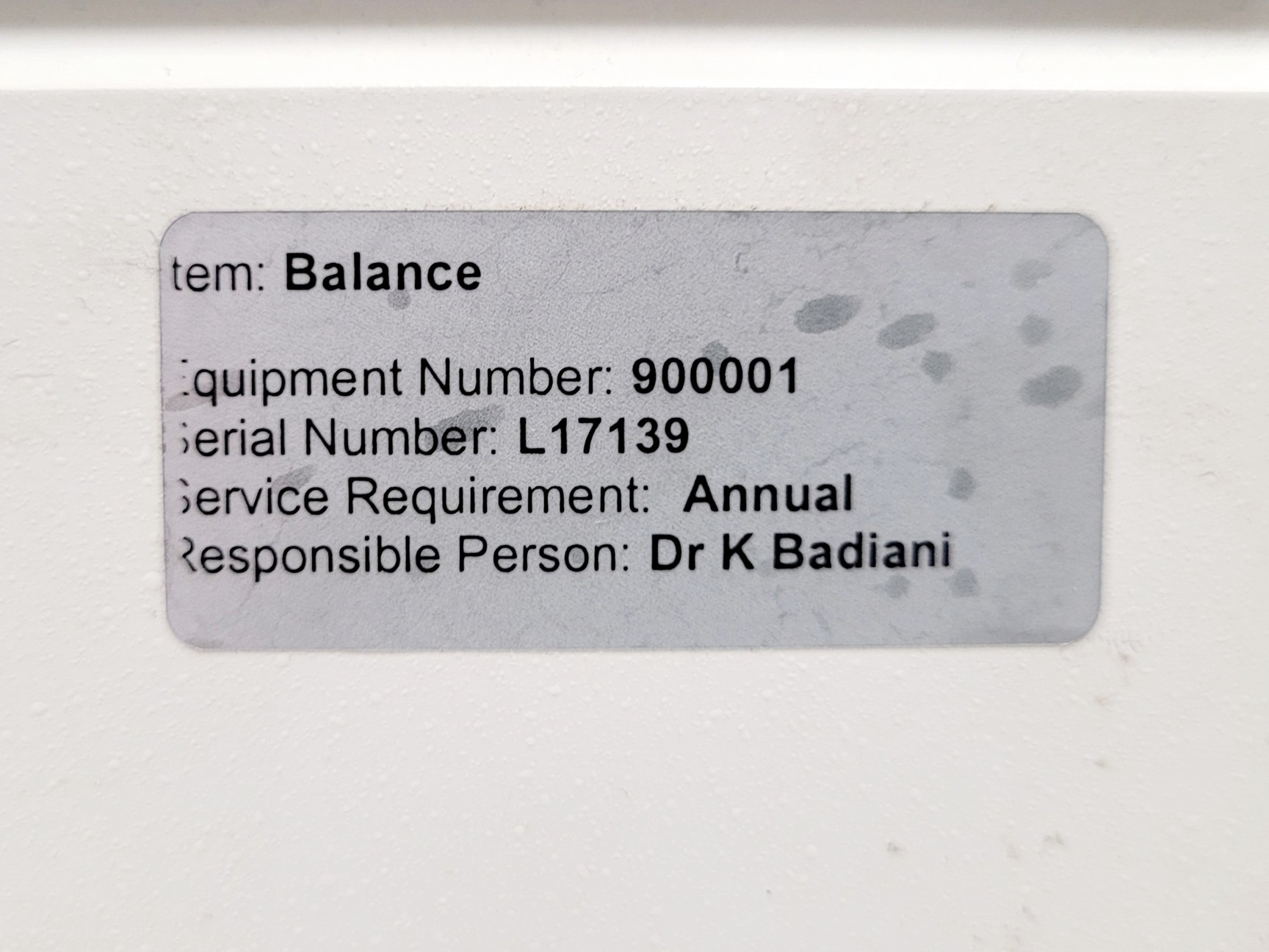 Image of Mettler AT261 DeltaRange Analytical Balance Lab
