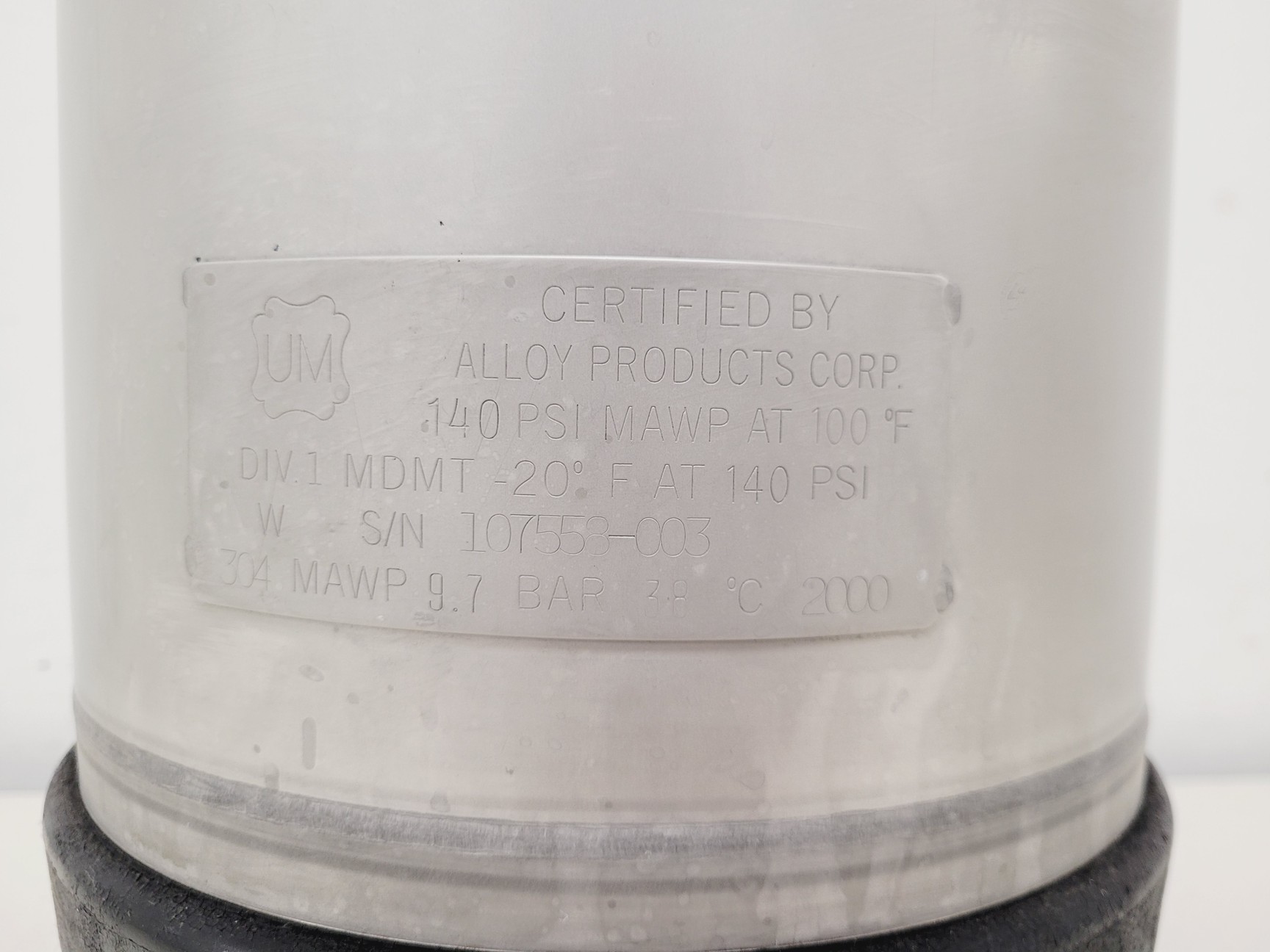 Image of Alloy Products Corp Stainless Steel Vessel