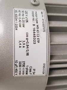 Thumbnail image of Becker DT4.8 Oil Free Rotary Vane Compressor