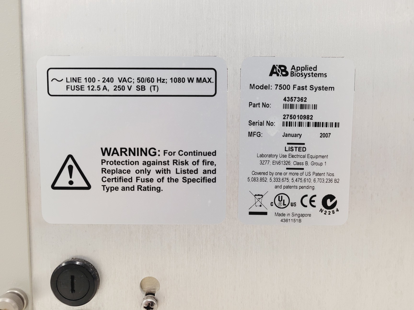 Image of Applied Biosystems 7500 Fast Real-Time PCR System